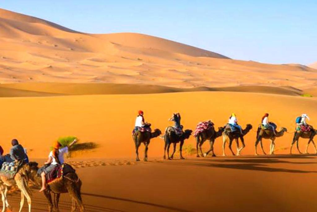 Sahara Safari Camp Hotel Merzouga Bagian luar foto